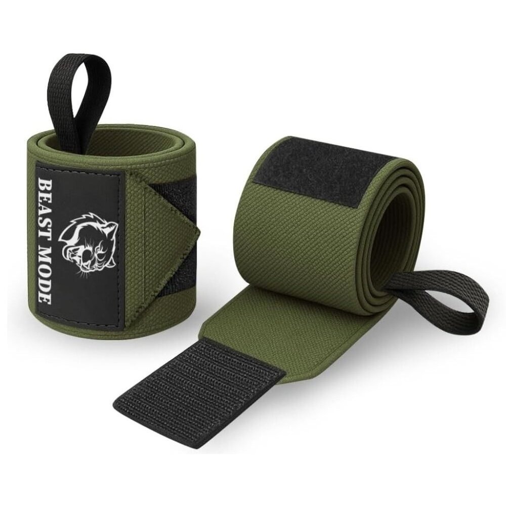 Weightlifting 18" & 12" Wrist Wraps with Thumb Loop – Heavy Duty Wrist Workout B